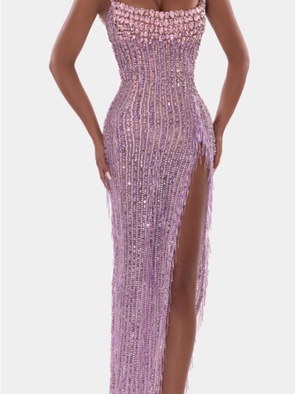 STRAP CORSET LONG DRESS (Limited Availability)